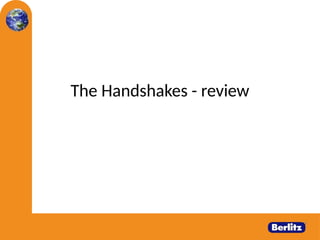 The Handshakes - review
 