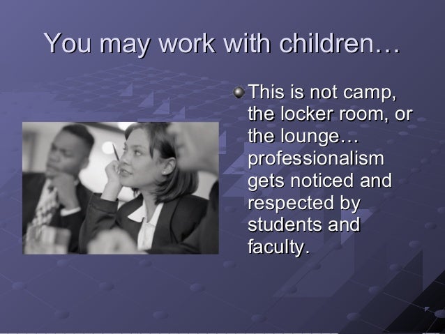 First Impressions Count ppt