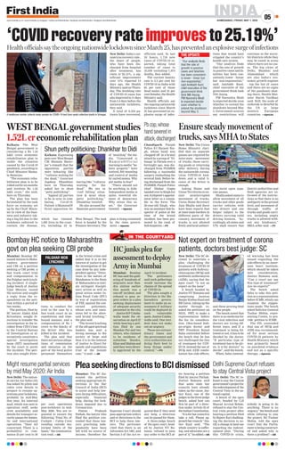 First india ahmedabad edition-01 may 2020 | PDF