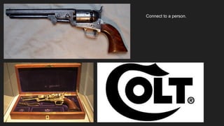 Connect to a person.
 