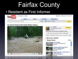 Fairfax County •  Resident as First Informer 