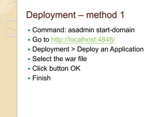 First javaee application | PPT