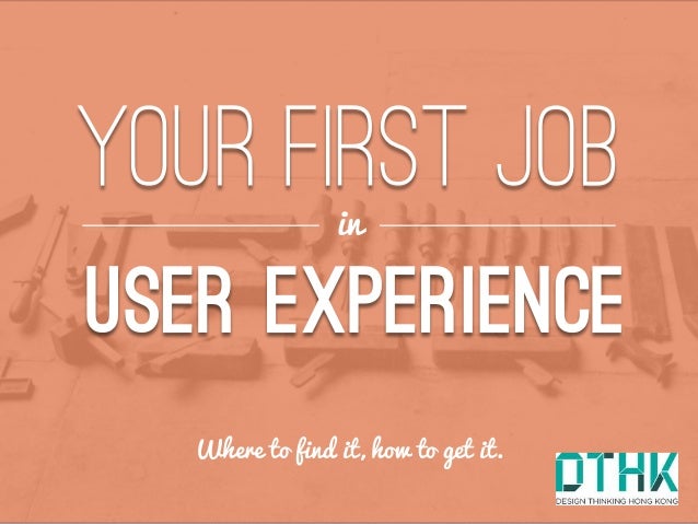 how to find a first job
