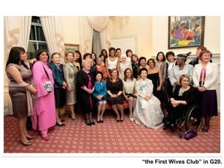 “ the First Wives Club” in G20. 