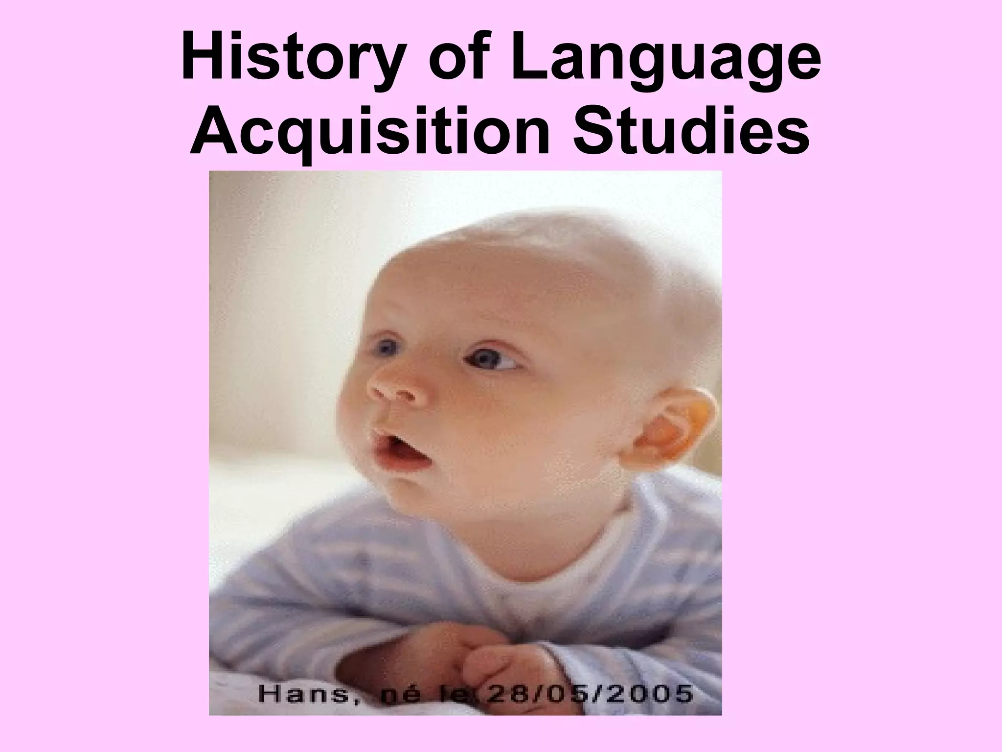 First language acquisition | PPT