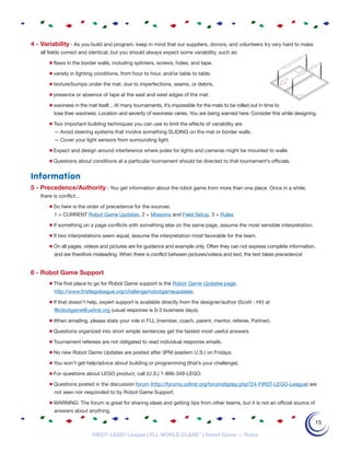 First lego league | PDF