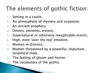 Introduction C19 Gothic | PPTX