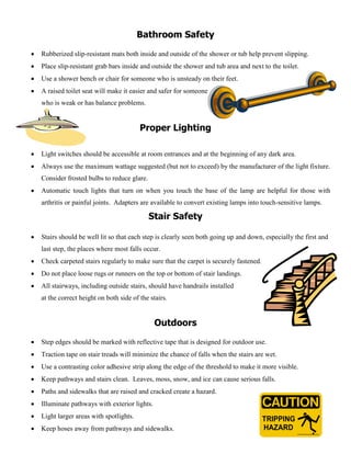 FirstLight HomeCare Fall Prevention | PDF