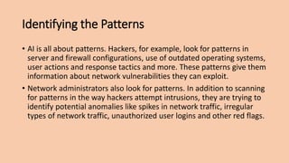 First line of defense for cybersecurity : AI | PPTX