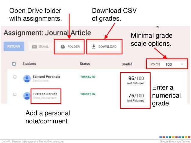 Google Classroom Download Grades
