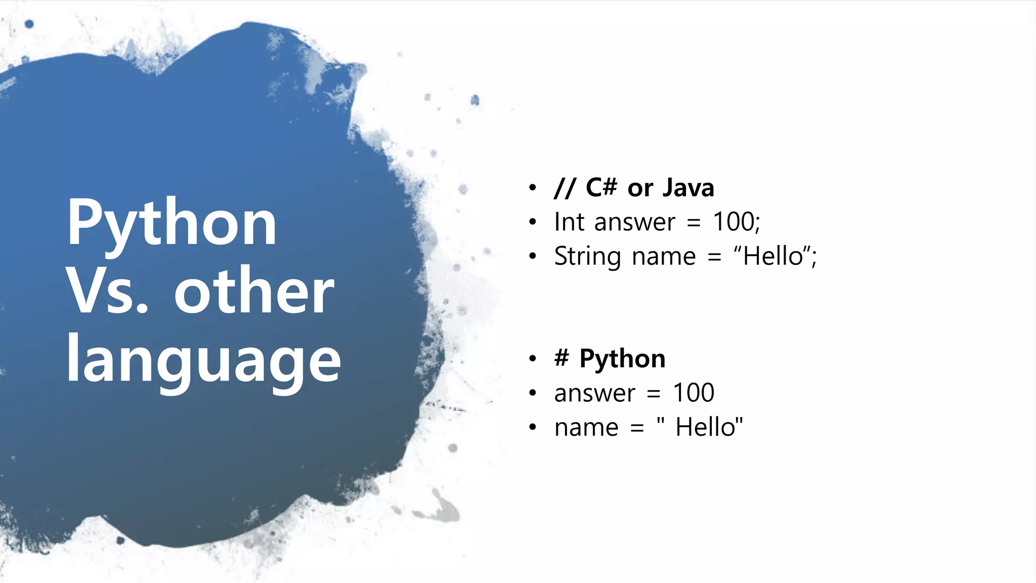 First look on python | PPT