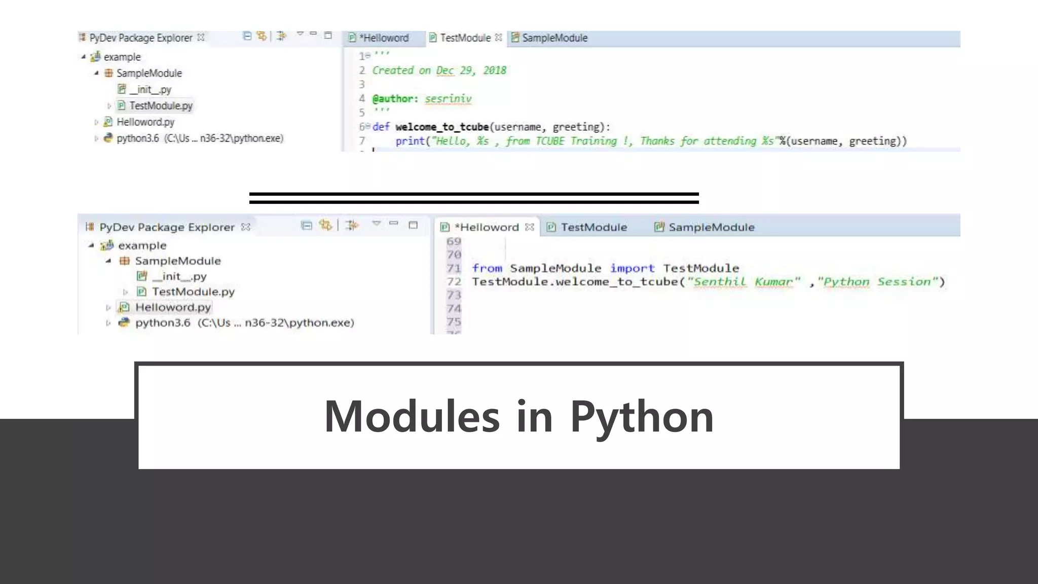 First look on python | PPT