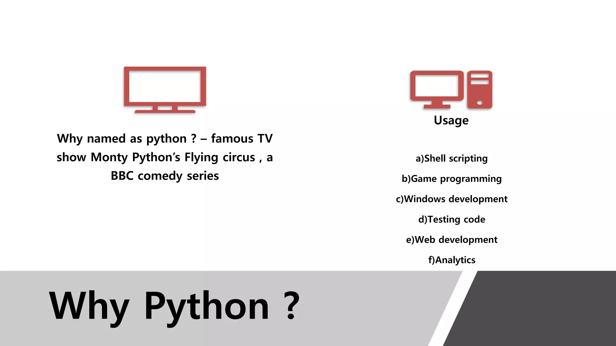 First look on python | PPT