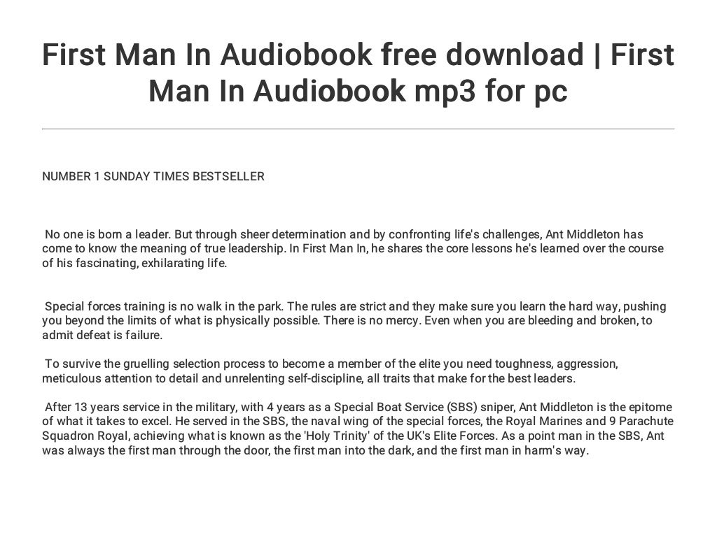 First Man In Audiobook free download | First Man In Audiobook mp3 for…