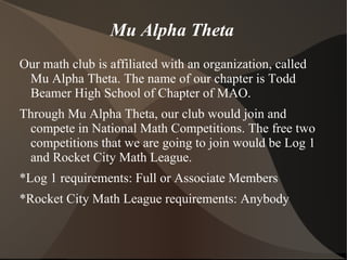 Our meetings will be held on every Friday after school in this room. 