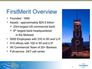 First merit bank wisconsin deck 2014 - abl tombstone | PDF