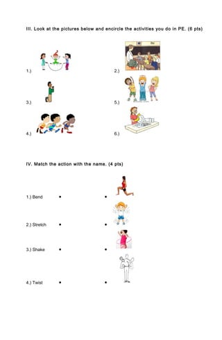 First Monthly Exam 2012 Doc