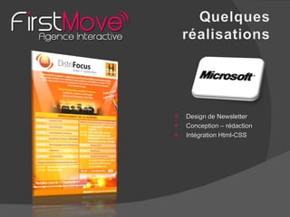 Design de Newsletter Conception – rédaction Intégration Html-CSS 