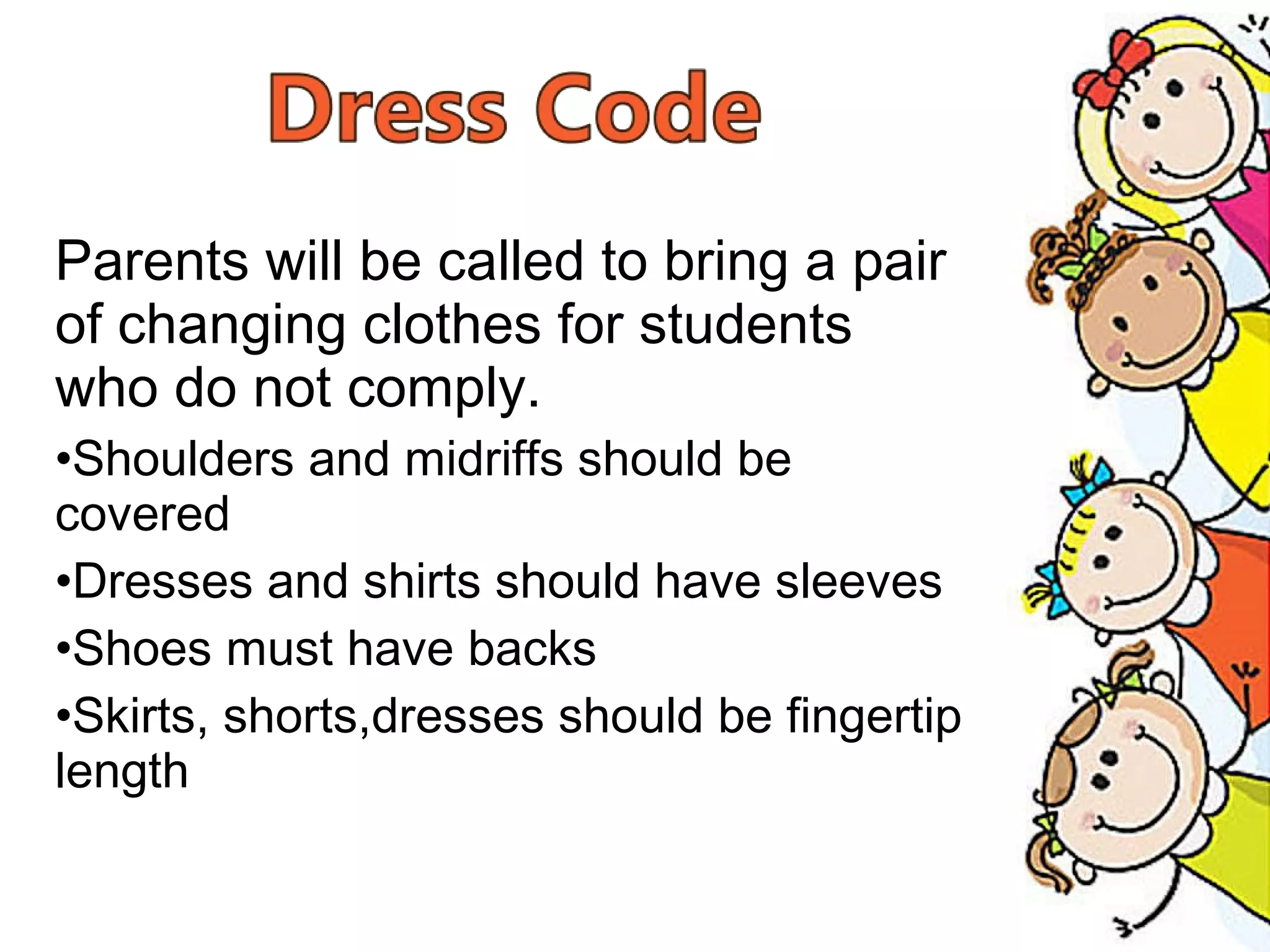 •Students with excused or
unexcused absence will be given 1
day to make up quizzes/tests.
•Students with excused absent will
be allowed to make up other work
as well.
 