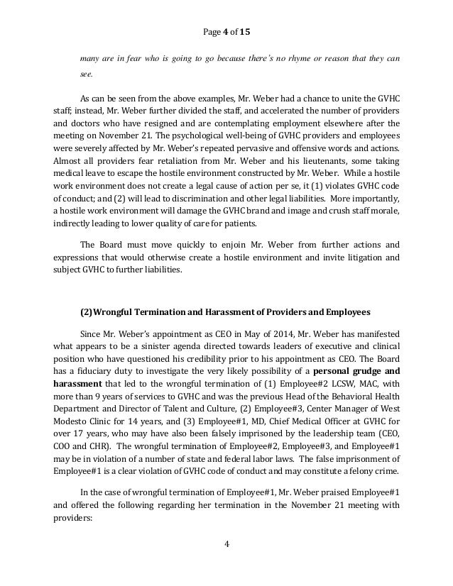 board member termination letters