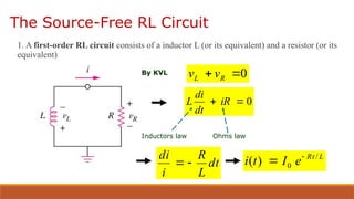 First Order Transients first order circuit.pptx (Transients STATES) | PPTX
