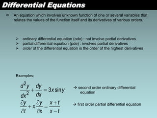 First order linear differential equation | PPTX