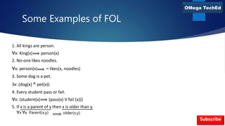 First order logic | PPTX
