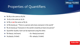 First order logic | PPTX