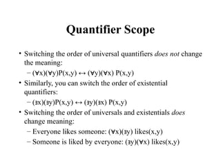 First Order Predicate Logic Using Logic gate | PPTX