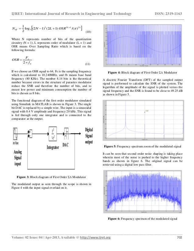 First order sigma delta modulator with low-power consumption implemen…