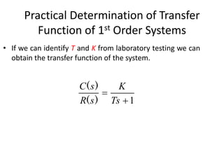 First Order Systems understanding and implement | PPT