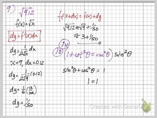 First partial exam – solutions