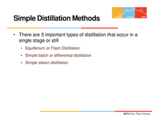 First part of distillation slides | PDF
