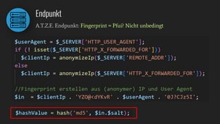 Endpunkt
A.T.Z.E. Endpunkt: Fingerprint = Pfui? Nicht unbedingt
 