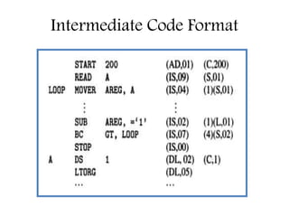 First pass of assembler | PPTX | Programming Languages | Computing