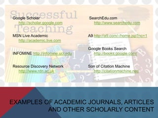 Publication: easy and inexpensive publication of student workWHY TO USE IT?