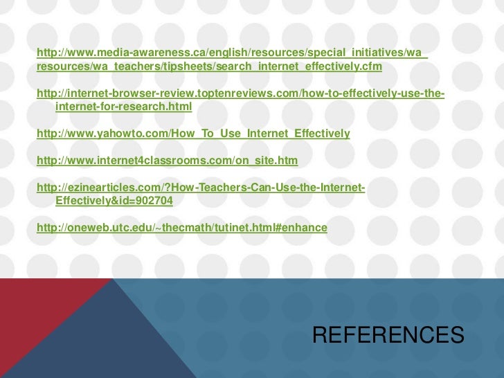 Strategies to use internet correctly Slide 11