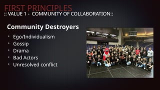 First Principles - Creatign A Team Culture.pptx