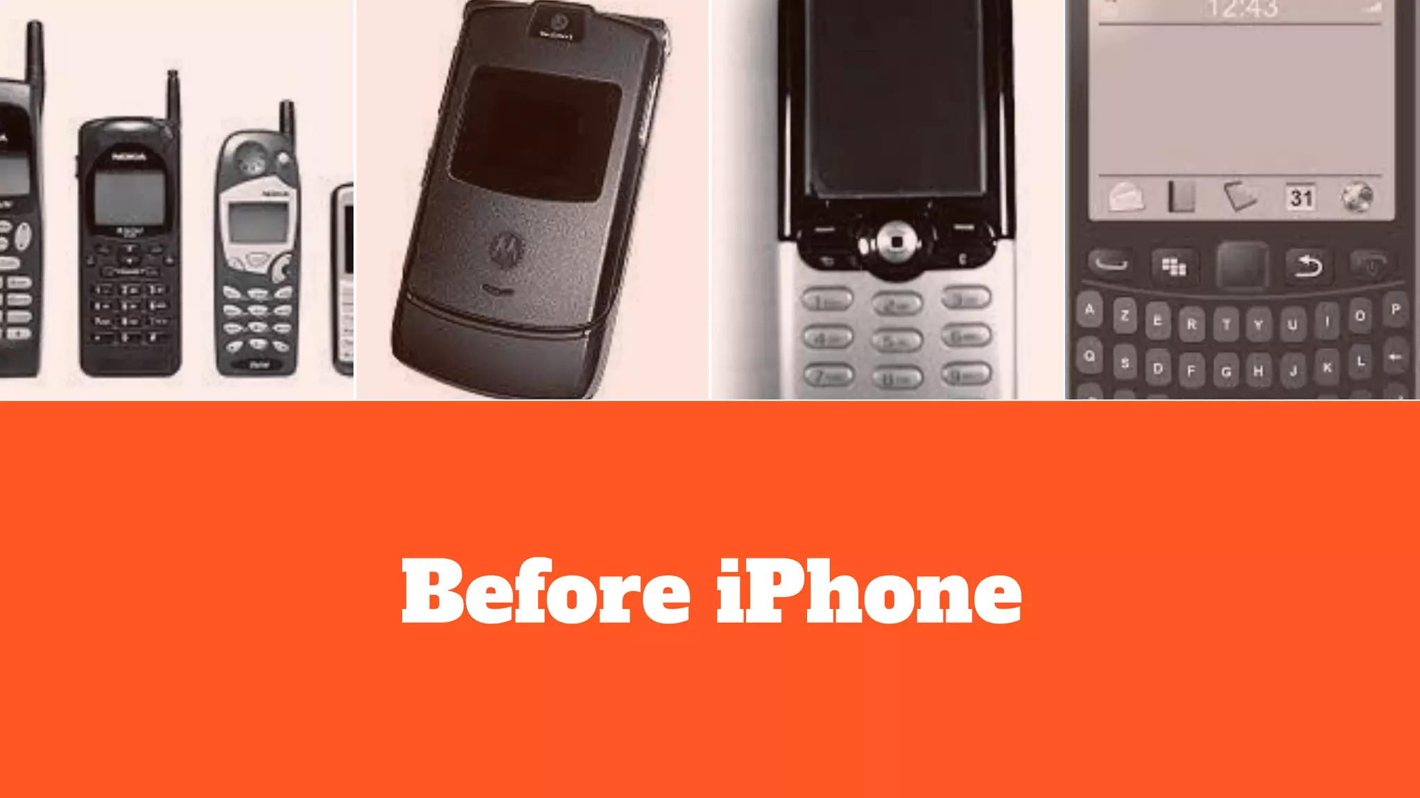 Before iPhone
 