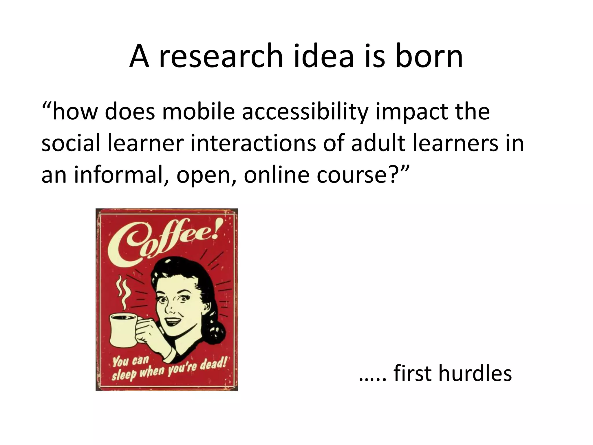 Downes & Siemens, CCK08
 