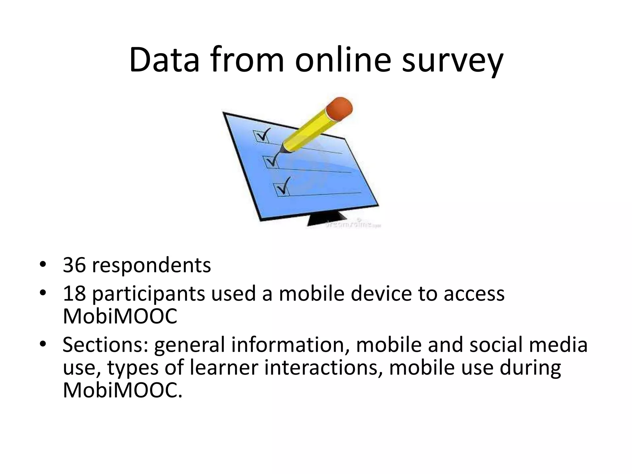 Focus of this presentation: cMOOC




•   Expert learning: people joining have their own interest
•   International openness, language sensitive and tolerant
•   Socio-constructivist
•   Connectivist: professional learning networks / community
•   Corporate CoP oriented
 