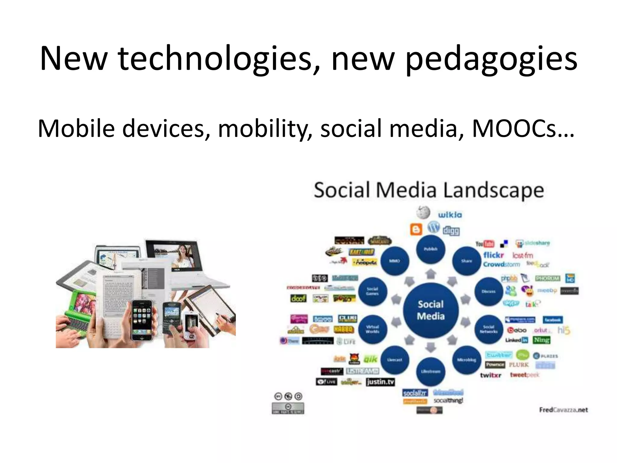 Background: MobiMOOC = MOOC lab




• Different facilitator approaches (passive, active,
  participatory…)
• Different course architecture (linear, branching…)
• Different learning/teaching dynamics (behaviorist => social-
  constructivist/connectivist)
• Different durations
 