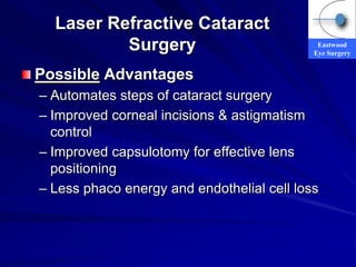 Srugery Magic Femtosecond Laser Cataract Surgery – Magic or Myth? | PPT