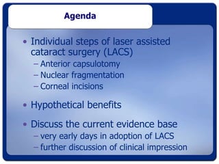 Srugery Magic Femtosecond Laser Cataract Surgery- Magic or Myth? A Balanced View | PPTX