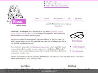 http://sass-lang.com/
 