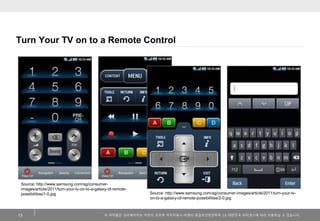 Turn Your TV on to a Remote Control

Source: http://www.samsung.com/sg/consumerimages/article/2011/turn-your-tv-on-to-a-ga...