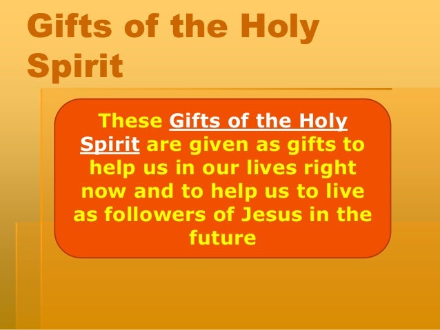 Fruits And Gifts Of The Holy Spirit Lesson Plans