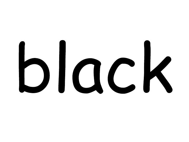 white word