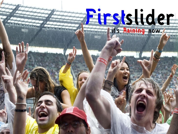 firstslider rain powerpoint template