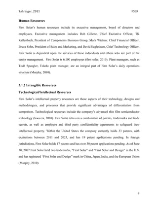 First Solar Inc., Strategic Analysis Report | PDF
